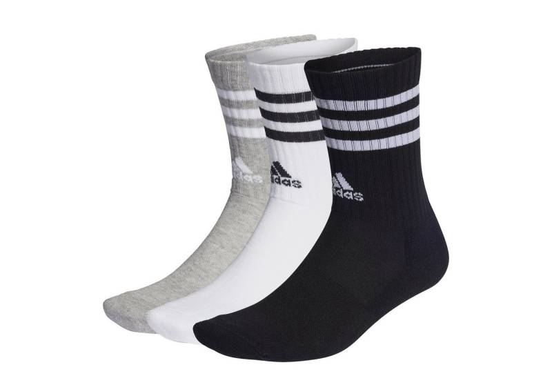 adidas Sportswear Funktionssocken 3-STREIFEN CUSHIONED CREW SOCKEN, 3 PAAR (1-Paar) von adidas Sportswear