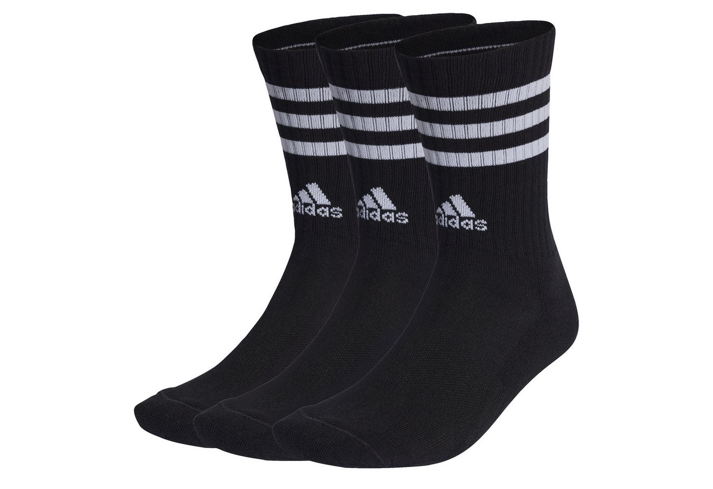 adidas Sportswear Funktionssocken 3-STREIFEN CUSHIONED CREW SOCKEN, 3 PAAR (1-Paar) von adidas Sportswear