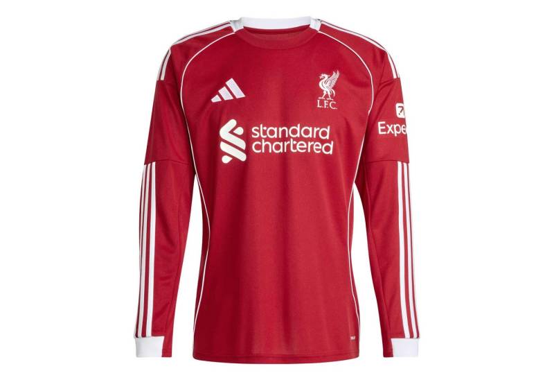 adidas Sportswear Fußballtrikot FC Liverpool Trikot Home Jersey Langarm 25/26 Herren rot von adidas Sportswear