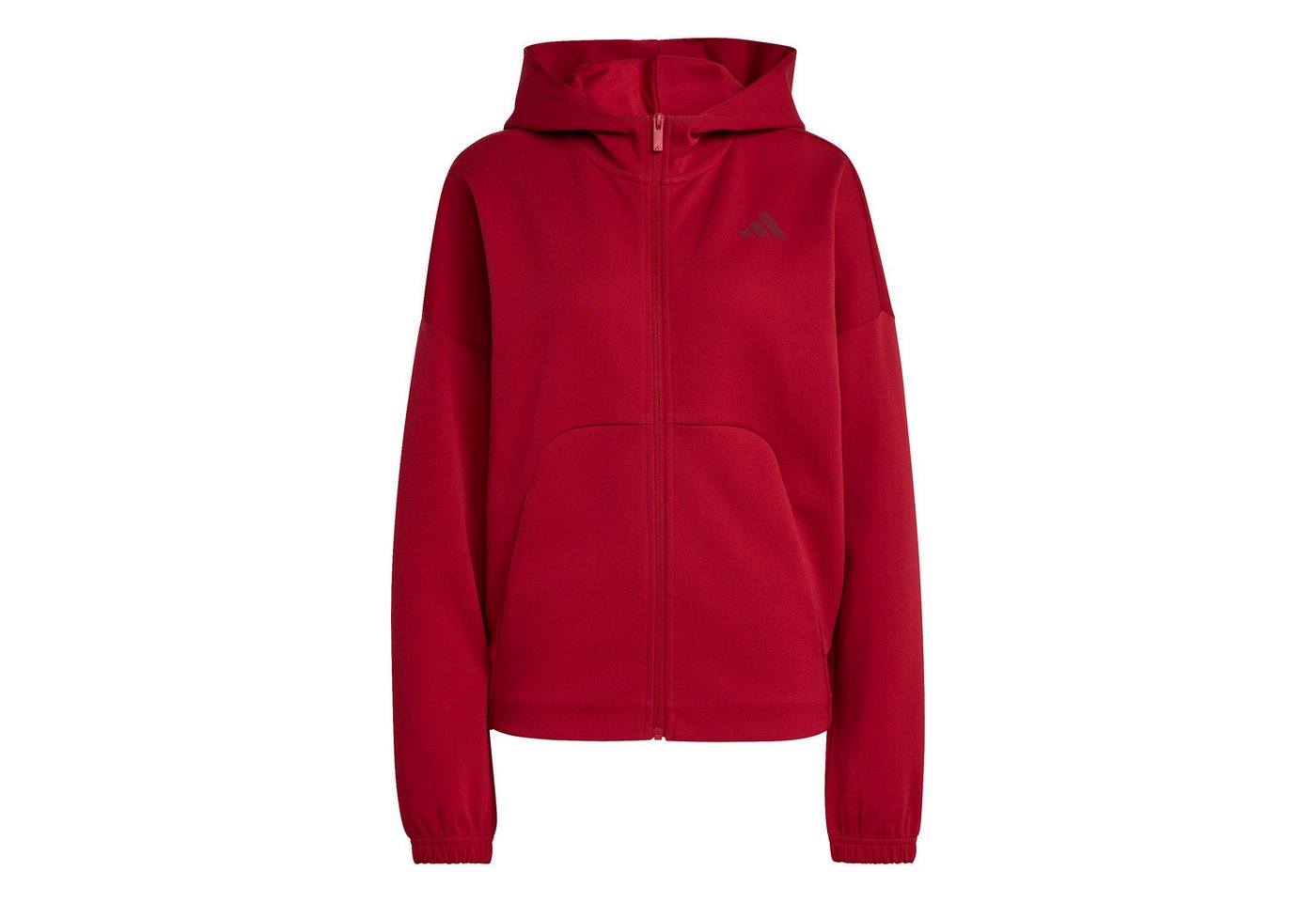 adidas Sportswear Hoodie W FI SL FZ Damen Kapuzenjacke / Hoodie rot von adidas Sportswear