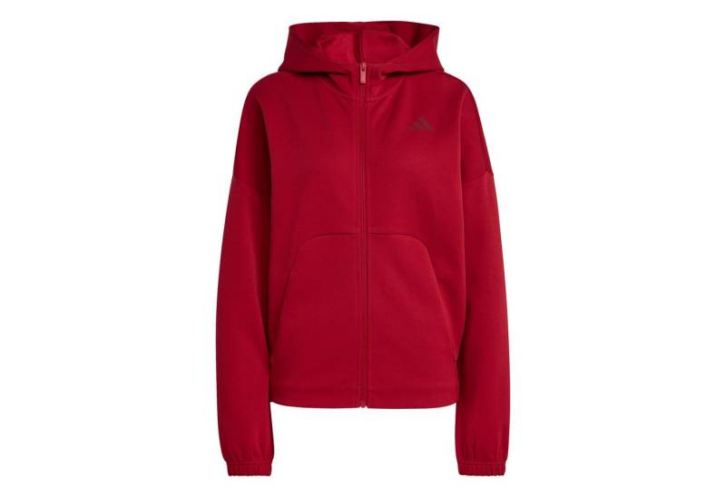 adidas Sportswear Hoodie W FI SL FZ Damen Kapuzenjacke / Hoodie rot von adidas Sportswear