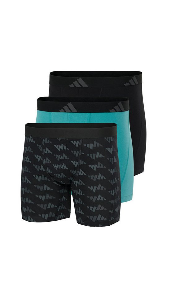 adidas Sportswear Langer Boxer Active Flex Cotton (3er Pack) elastisch, Logo-Bund, sportlicher Look, ohne Eingriff von adidas Sportswear