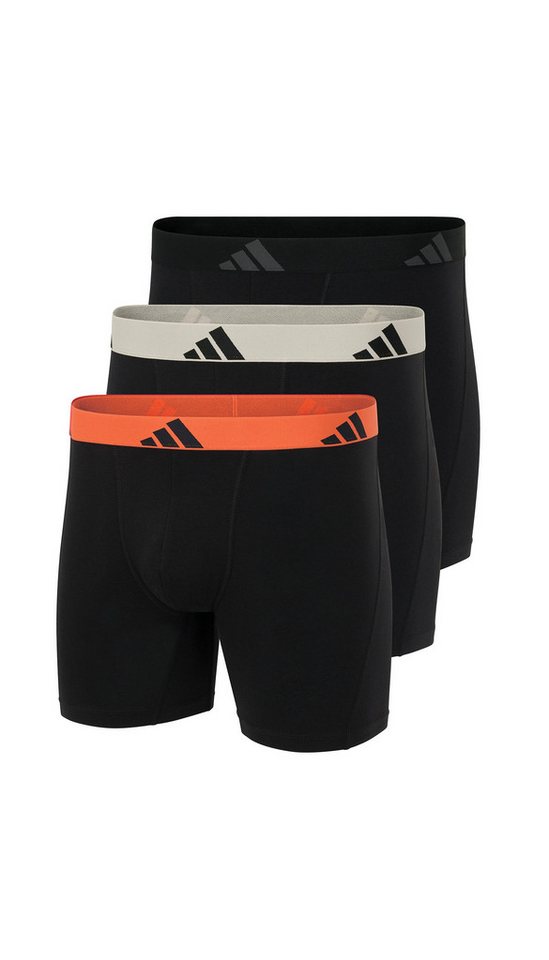 adidas Sportswear Langer Boxer Active Flex Cotton (3er Pack) elastisch, Logo-Bund, sportlicher Look, ohne Eingriff von adidas Sportswear