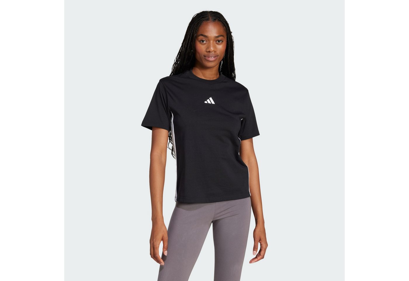 adidas Sportswear Longsleeve ESSENTIALS 3-STREIFEN COTTON T-SHIRT (1-tlg) von adidas Sportswear