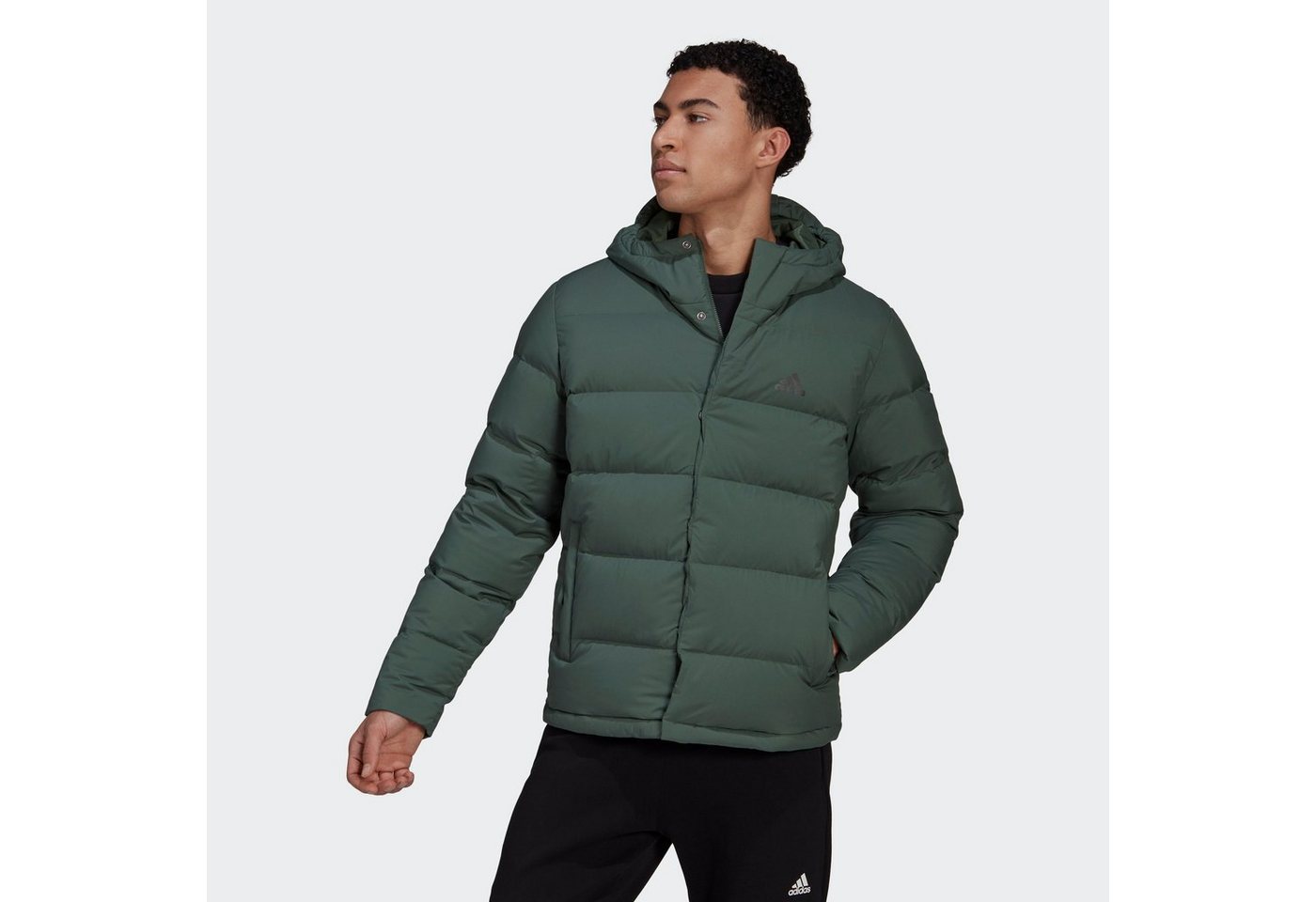 adidas Sportswear Outdoorjacke HELIONIC HOODED DAUNENJACKE von adidas Sportswear