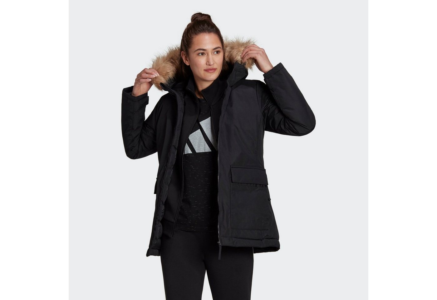 adidas Sportswear Outdoorjacke UTILITAS HOODED PARKA von adidas Sportswear