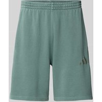 adidas Sportswear Relaxed Fit Shorts mit Logo-Stitching Modell 'Aurivy' in Dunkelgruen, Größe XXL adidas Sportswear Relaxed Fit Shorts mit Logo-Stitching Modell 'Aurivy' in Dunkelgruen, Größe XXL von adidas Sportswear