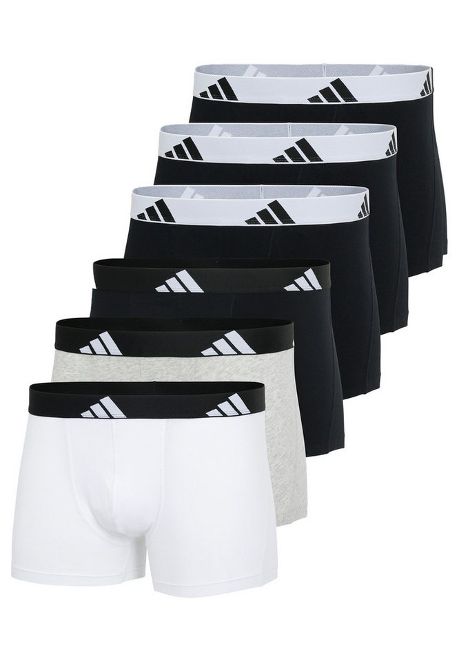adidas Sportswear Retro Boxer 6er Pack Active Flex Cotton (Spar-Set, 6-St) Retro Short / Pant - Baumwolle - ohne Eingriff - Atmungsaktiv von adidas Sportswear