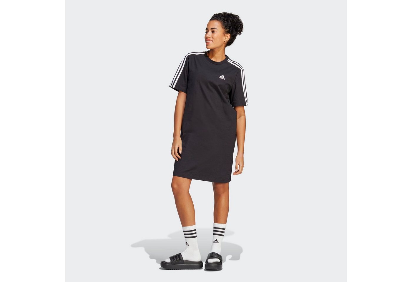 adidas Sportswear Shirtkleid W 3S BF T DR (1-tlg) von adidas Sportswear