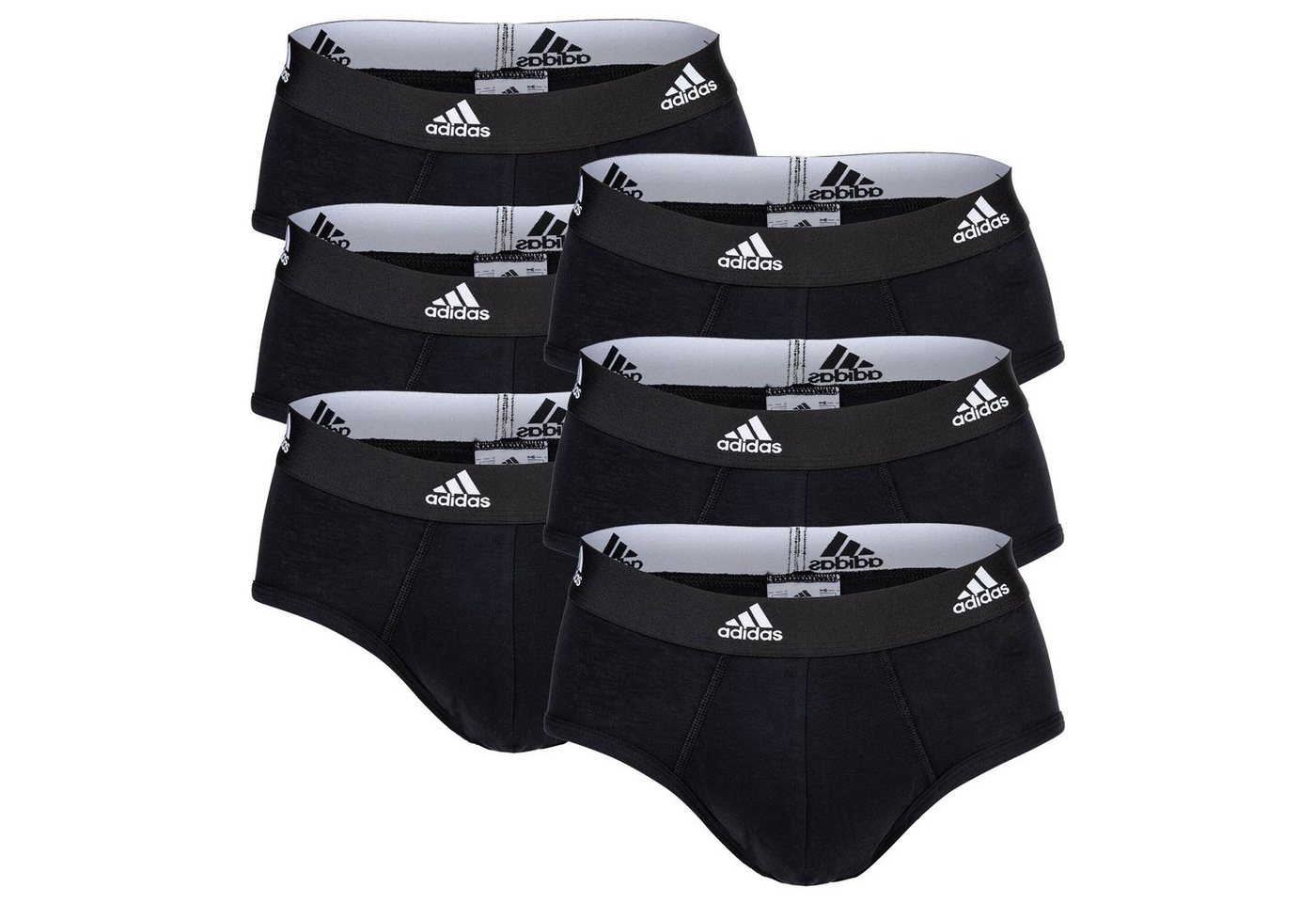 adidas Sportswear Slip Herren Slip, 6er Pack - Briefs, Active Flex von adidas Sportswear