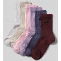 adidas Sportswear Socken mit Logo-Print im 6er-Pack in Rosa, Größe 35-38 von adidas Sportswear