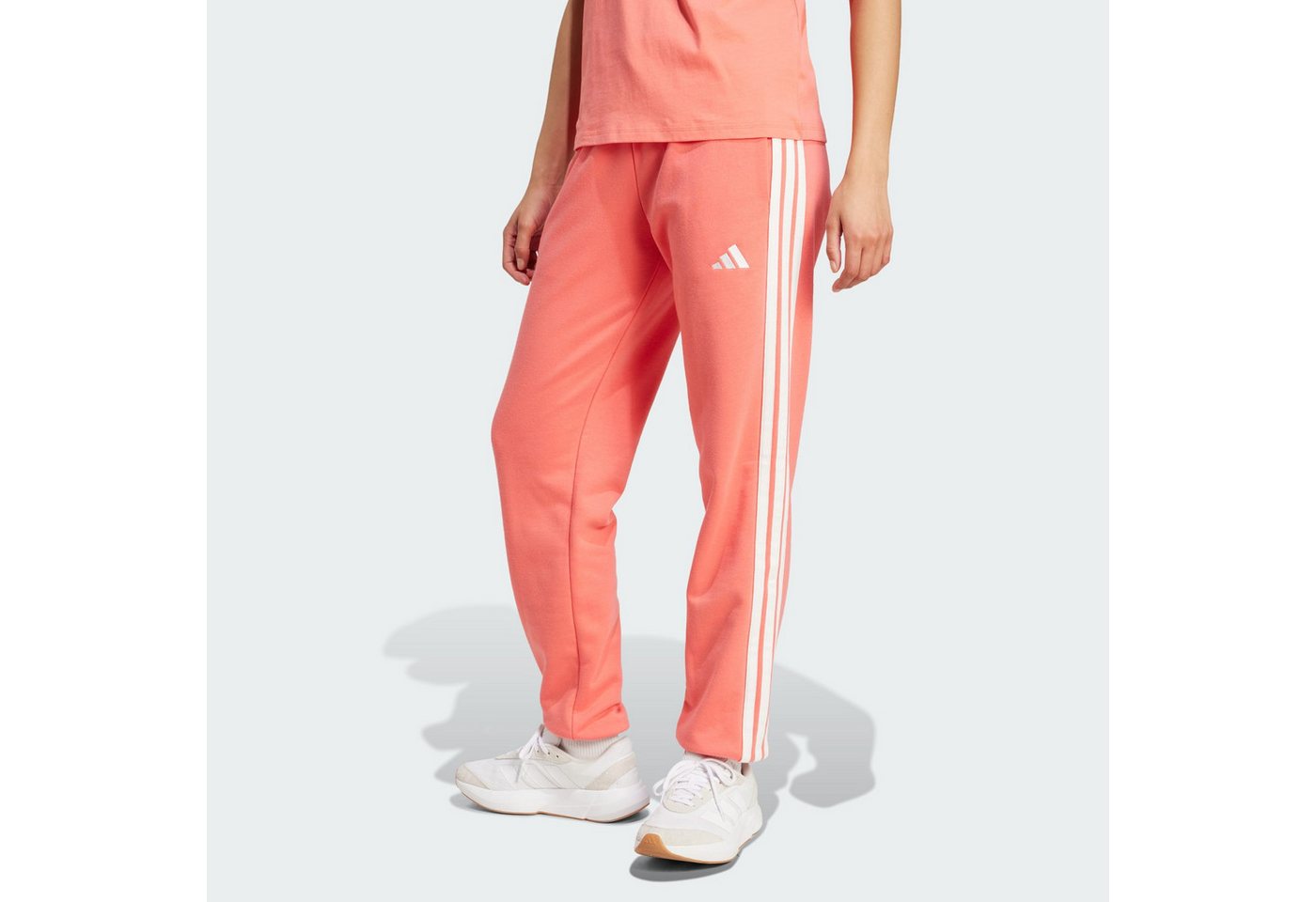 adidas Sportswear Sporthose ESSENTIALS 3-STREIFEN FRENCH TERRY CUFFED HOSE von adidas Sportswear