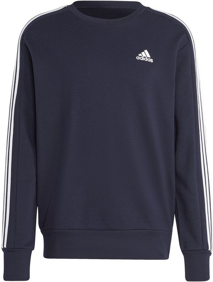 adidas Sportswear Sweatshirt ESSENTIALS FRENCH TERRY 3-STREIFEN Herren Sweatshirt dunkelblau/weiß von adidas Sportswear