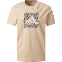 adidas Sportswear Herren T-Shirt beige Baumwolle von adidas Sportswear