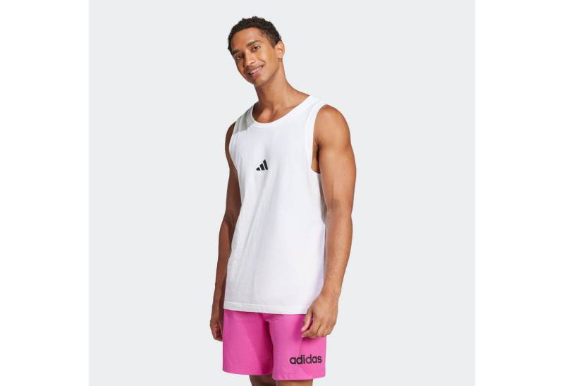 adidas Sportswear Tanktop M SL TANK ohne Verschluss, aus Baumwolle, mit Rundhalsausschnitt von adidas Sportswear