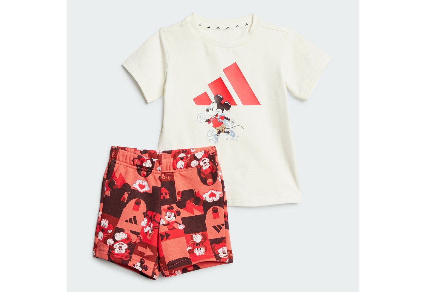 adidas Sportswear Trainingsanzug ADIDAS DISNEY MICKY MAUS T-SHIRT-SET (1-tlg) von adidas Sportswear