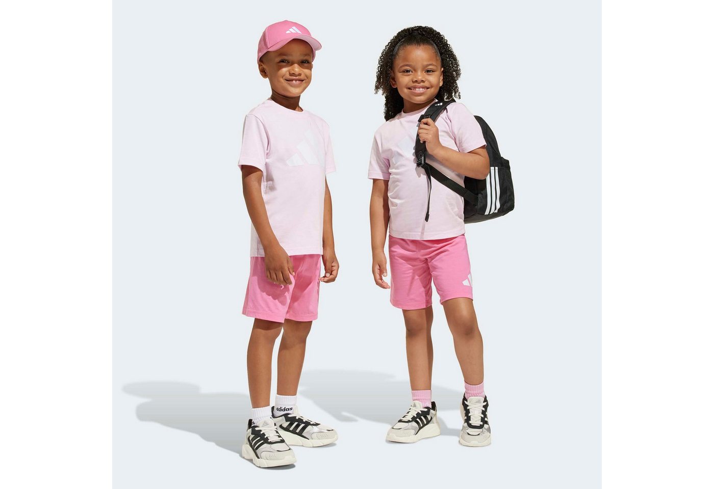 adidas Sportswear Trainingsanzug LK BL T-SET 160 (2-tlg), für Kinder, zweiteilig, aus Baumwolle von adidas Sportswear