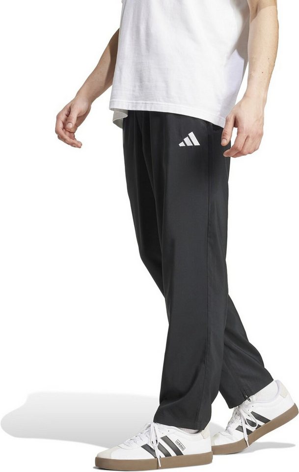 adidas Sportswear Trainingshose Essentials Small Logo Open-Hem Stanford Herren Sporthose schwarz von adidas Sportswear