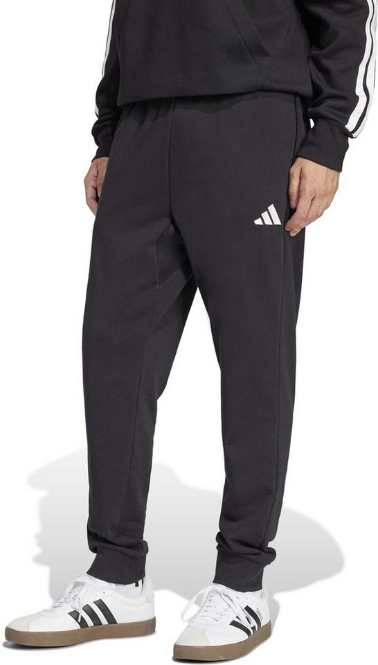 adidas Sportswear Trainingshose M Essentials Feel Cozy French Terry Herren Trainingshose schwarz/weiß von adidas Sportswear