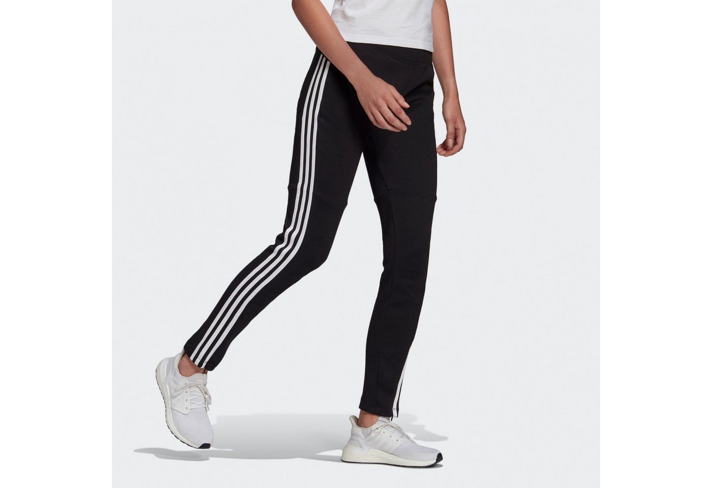 adidas Sportswear Trainingshose Sportswear 3-Streifen Skinny Damen Relax-Hose schwarz/weiß von adidas Sportswear