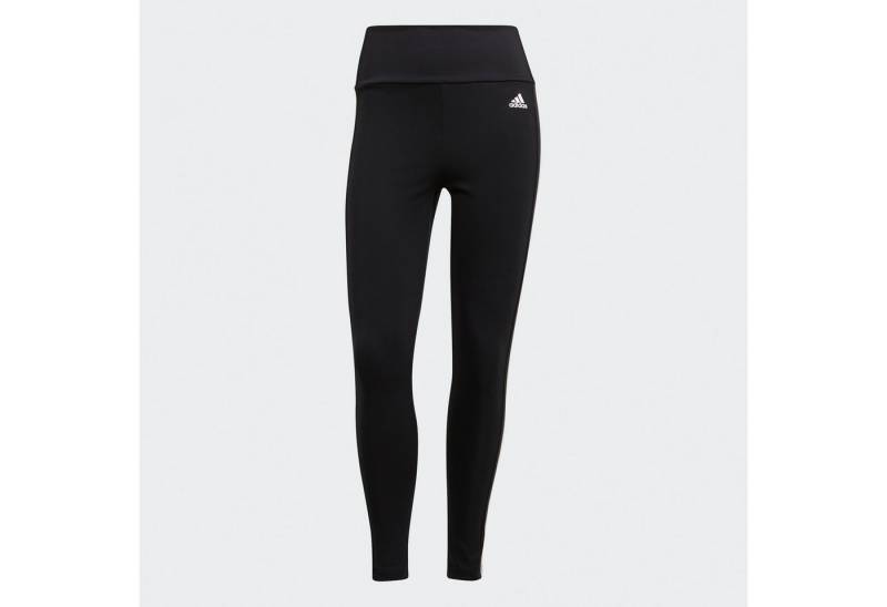adidas Sportswear Trainingstights HIGH RISE 3-Streifen Damen 7/8 Trainings-Leggings schwarz/weiß von adidas Sportswear