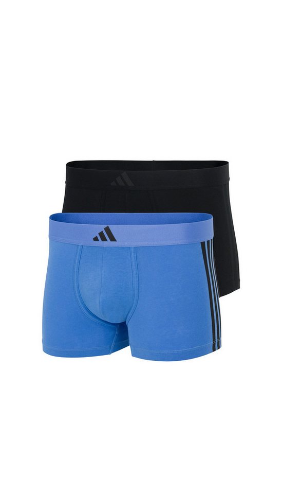 adidas Sportswear Trunk Active Flex Cotton 3 Stripes (2er Pack) flexibler 4-Wege-Stretch, elastisch, Logo-Bund, ohne Eingriff von adidas Sportswear