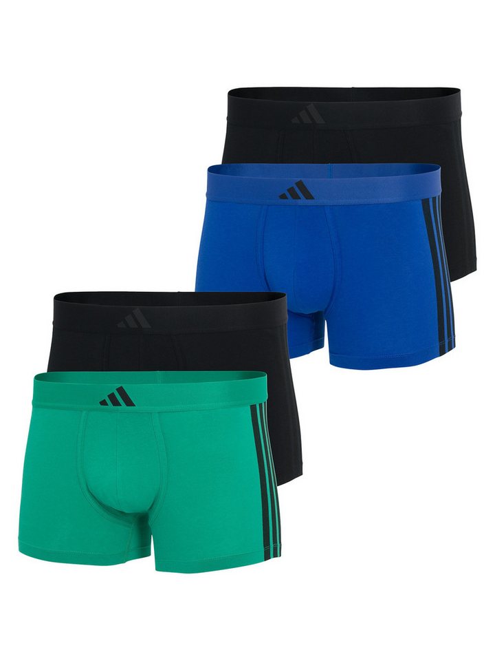 adidas Sportswear Trunk Active Flex Cotton 3 Stripes (4-St) unterhose männer boxershort von adidas Sportswear