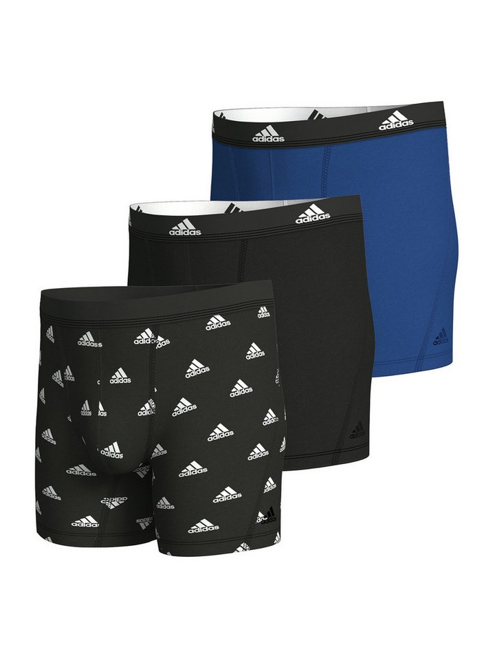 adidas Sportswear Trunk Boxer Brief mit längerem Bein - Active Flex Cotton (3-St) Boxershorts Herren Unterwäsche von adidas Sportswear
