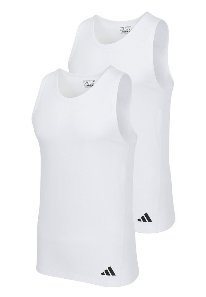 adidas Sportswear Unterhemd 2er Pack Active Flex Cotton Ergonomic (Spar-Set, 2-St) Unterhemd / Tanktop - Baumwolle - Atmungsaktiv von adidas Sportswear