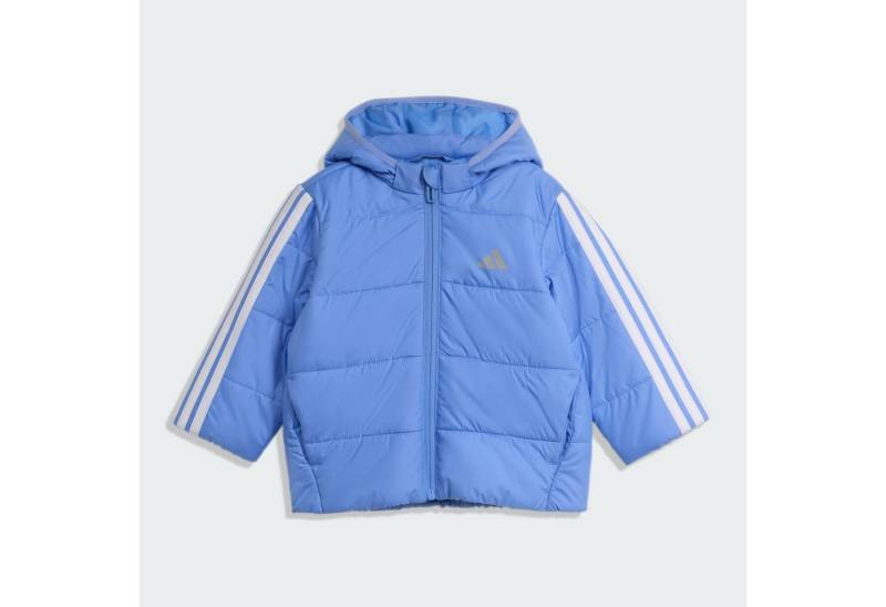 adidas Sportswear Winterjacke ESSENTIALS 3-STREIFEN WATTIERTE JACKE KINDER (1-St) von adidas Sportswear
