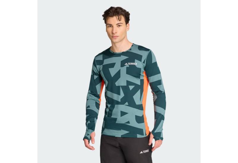 adidas TERREX Crop-Top MULTI SYNTHETIC LANGÄRMELIGE BASELAYER von adidas TERREX