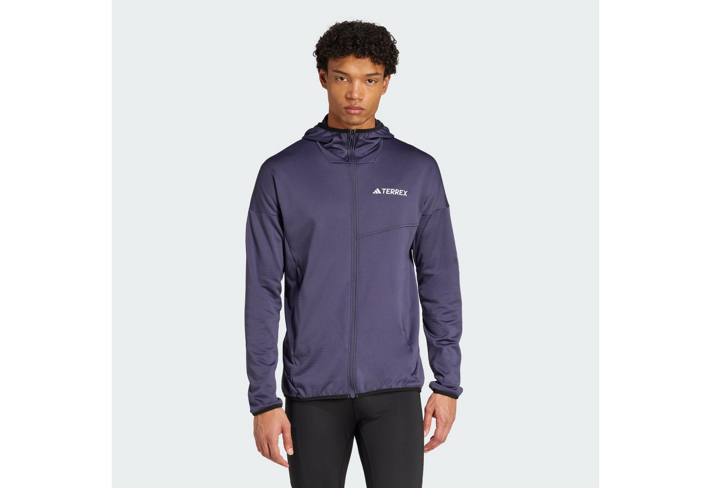 adidas TERREX Fleecejacke TERREX XPERIOR CLIMAWARM LIGHT FLEECE KAPUZENJACKE (1-St) von adidas TERREX