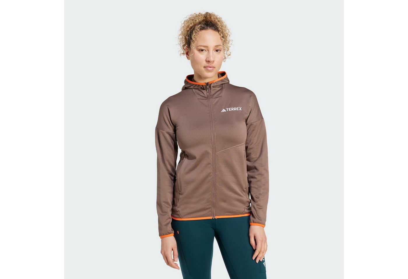 adidas TERREX Fleecejacke TERREX XPERIOR CLIMAWARM LIGHT FLEECE KAPUZENJACKE von adidas TERREX