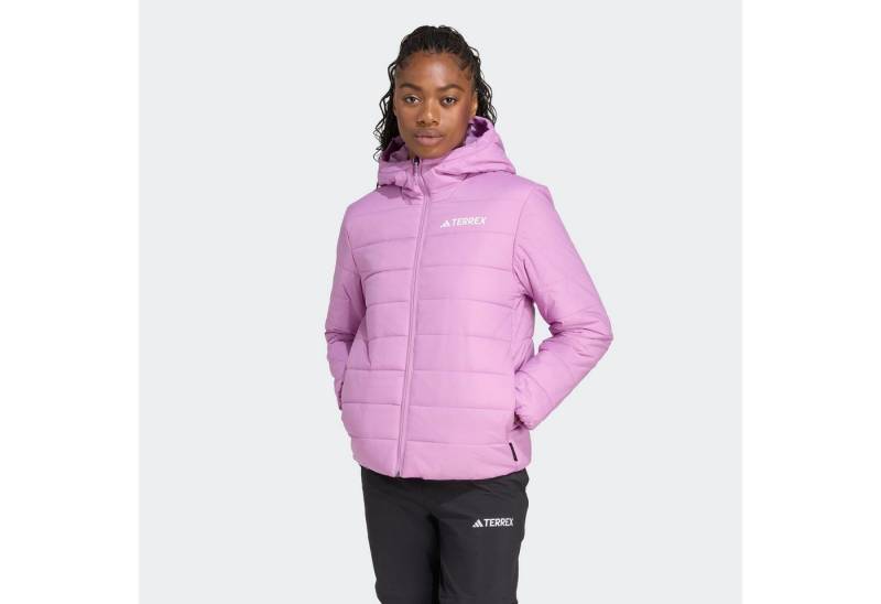 adidas TERREX Outdoorjacke W MT ESS P HO J wärmend durch Climawarm Technologie, mit Kapuze von adidas TERREX