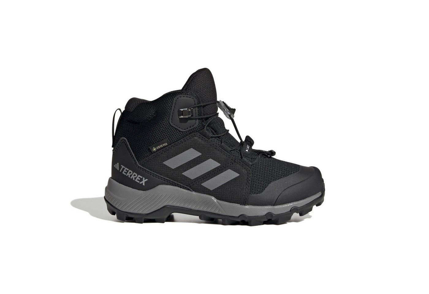 adidas TERREX TERREX MID GTX K CBLACK/GRETHR/CBLACK Trekkingschuh von adidas TERREX
