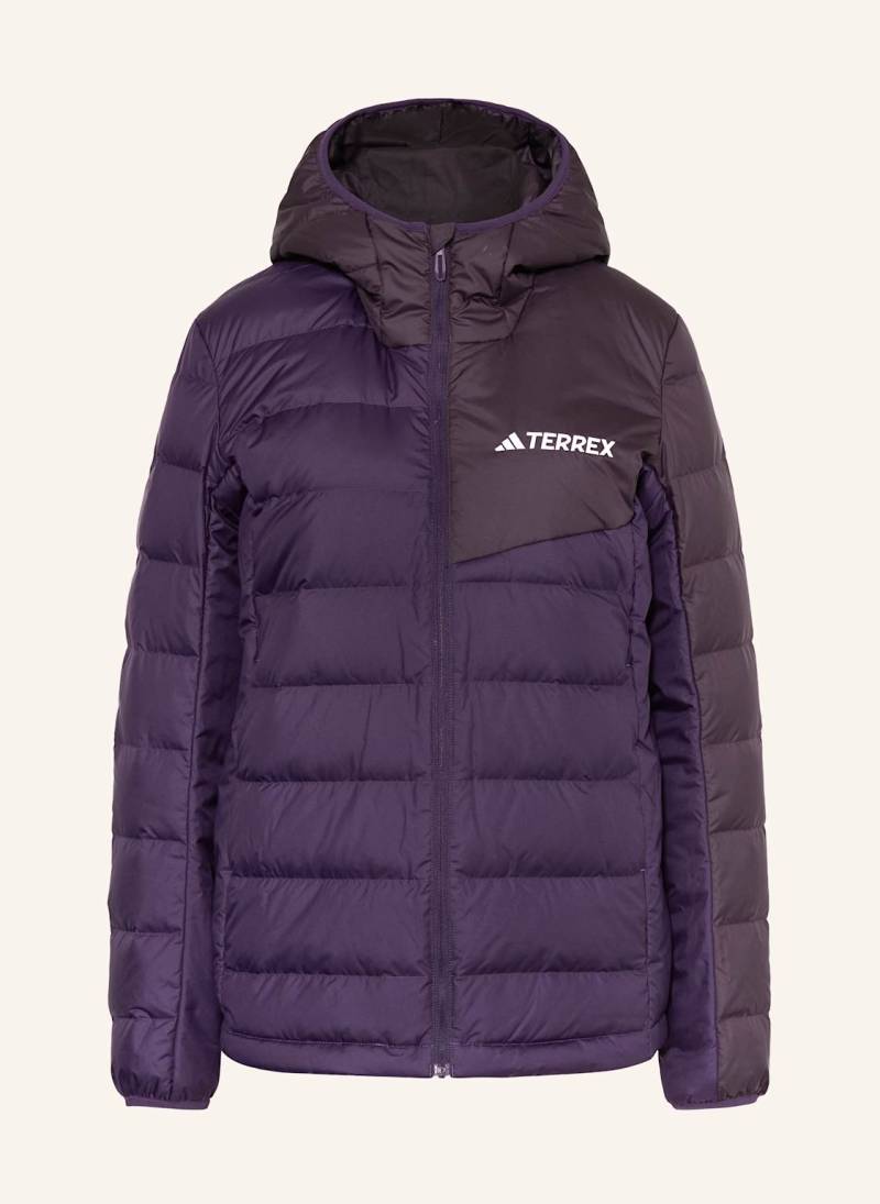 Adidas Terrex Daunenjacke Multi Light Down Climawarm lila von adidas Terrex