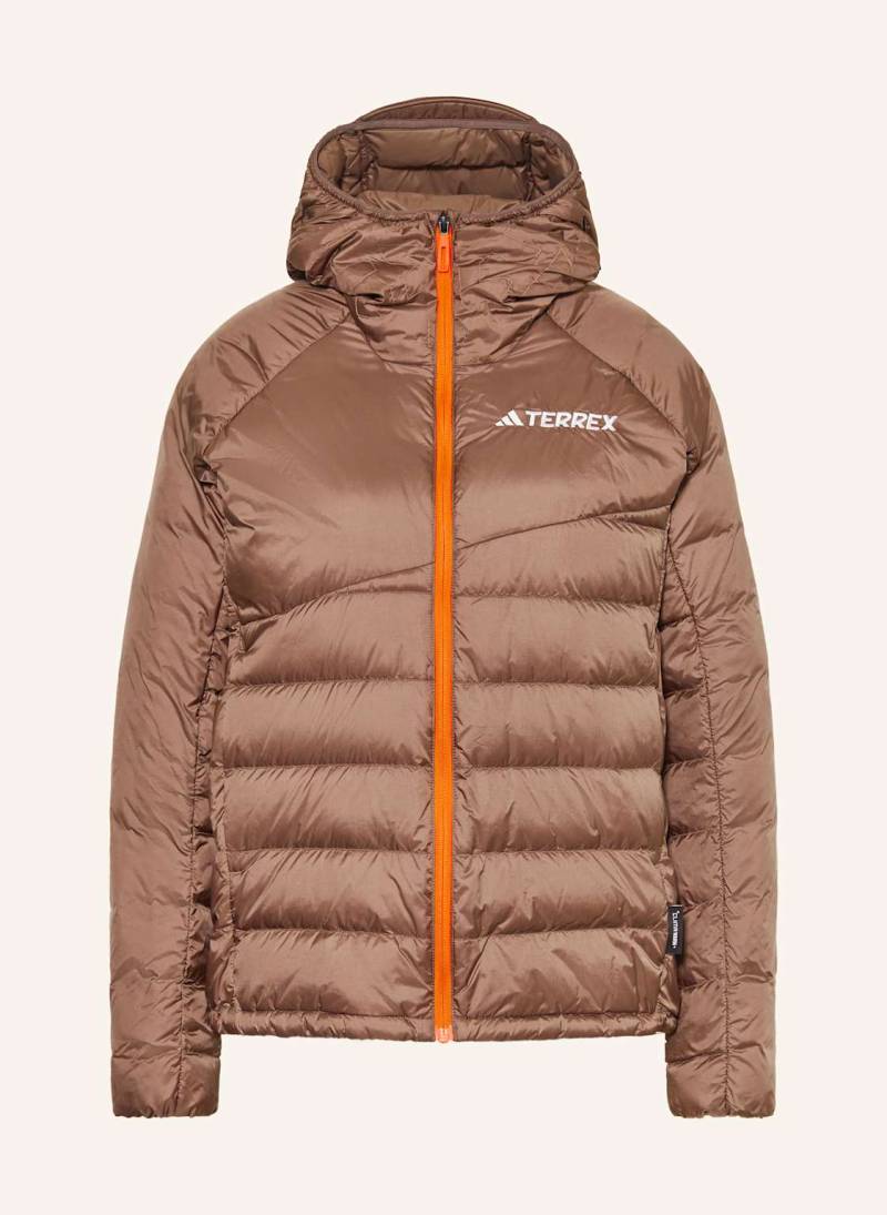 Adidas Terrex Daunenjacke Terrex Xperior Climawarm+ braun von adidas Terrex