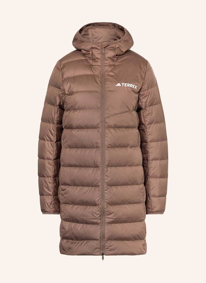 Adidas Terrex Daunenparka Multi Light 2.0 braun von adidas Terrex
