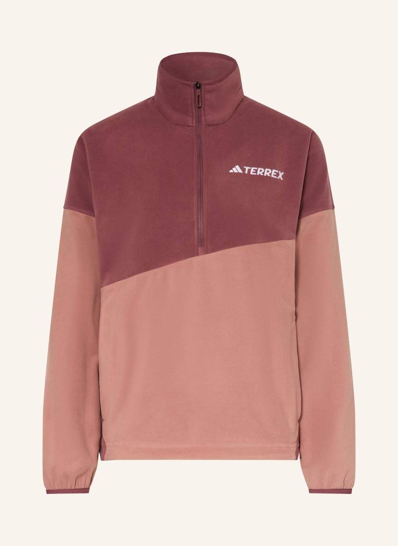 Adidas Terrex Fleece-Troyer Terrex Multi Climawarm rosa von adidas Terrex