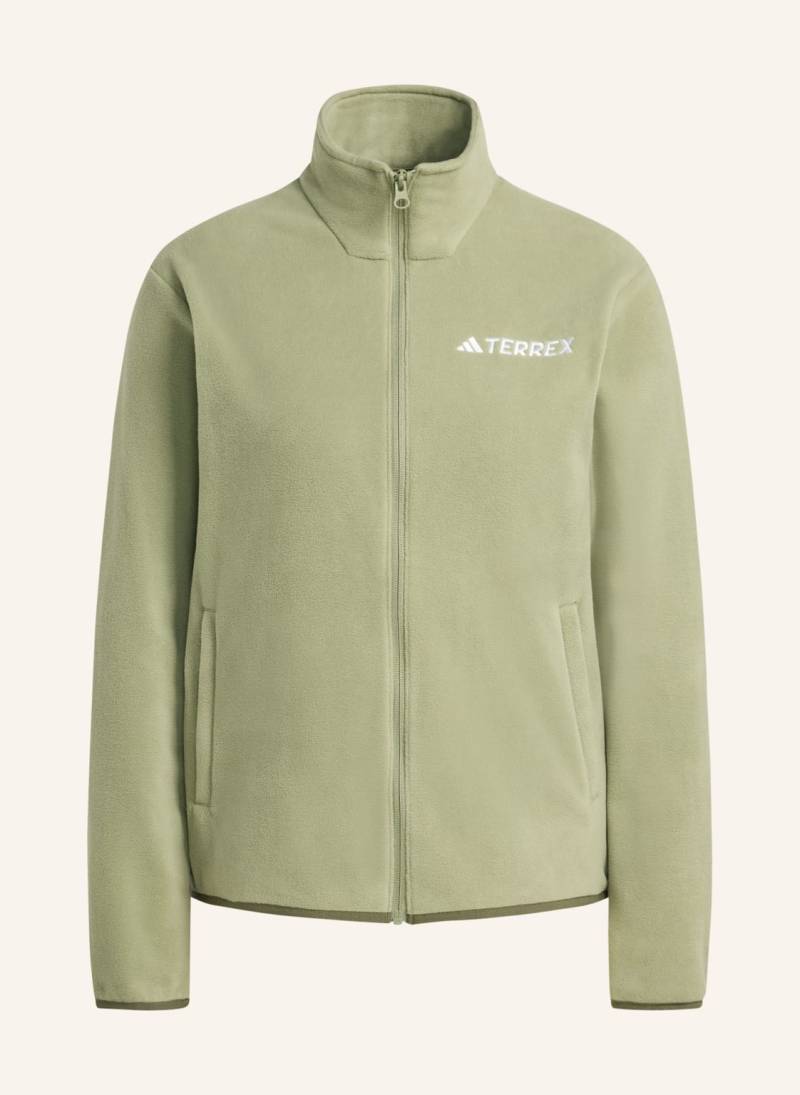 Adidas Terrex Fleecejacke Multi Essentials gruen von adidas Terrex