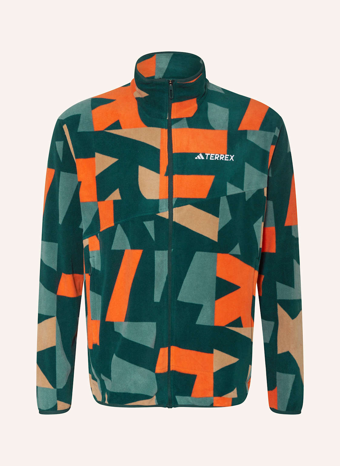 Adidas Terrex Fleecejacke Terrex Multi Printed Full Zip gruen Adidas Terrex Fleecejacke Terrex Multi Printed Full Zip gruen von adidas Terrex