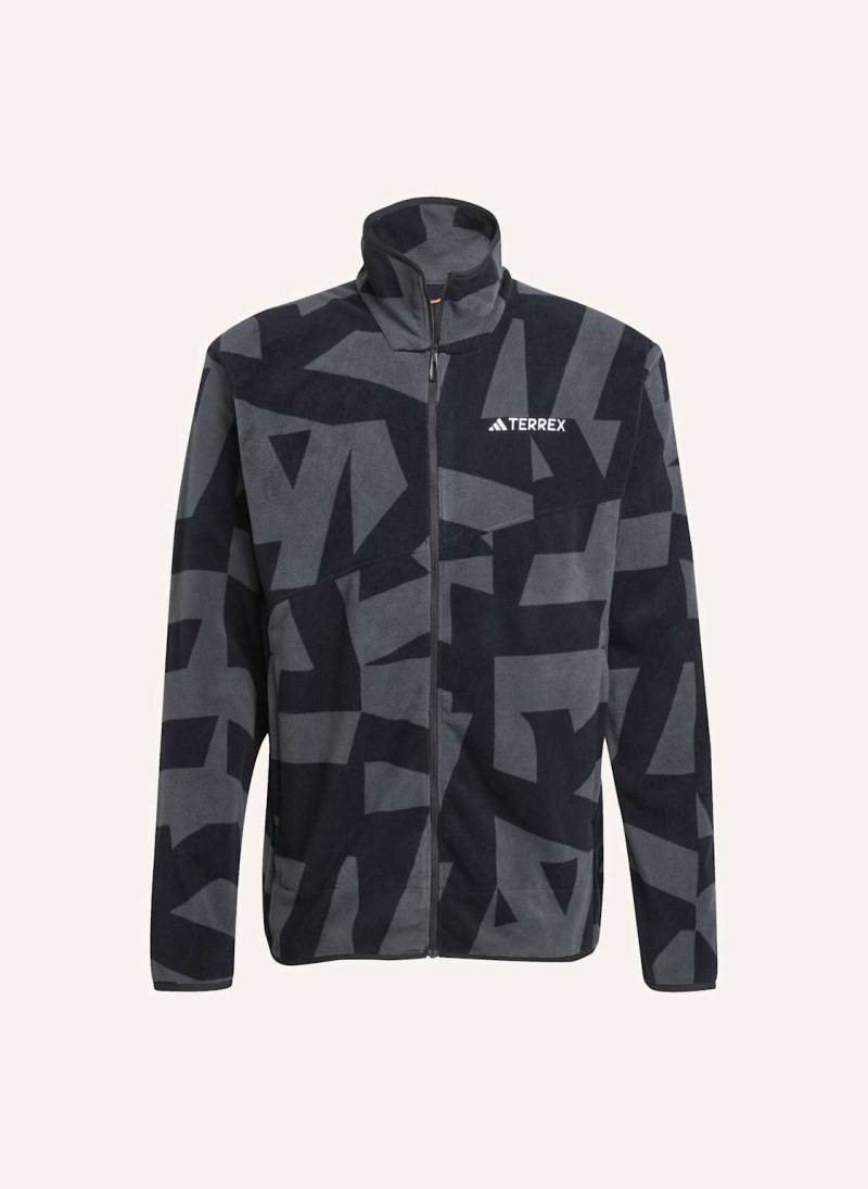 Adidas Terrex Fleecejacke Terrex Multi Printed Full Zip schwarz von adidas Terrex