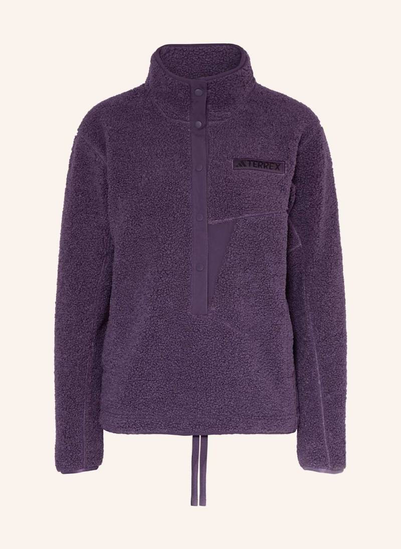 Adidas Terrex Fleecejacke Xploric High lila von adidas Terrex