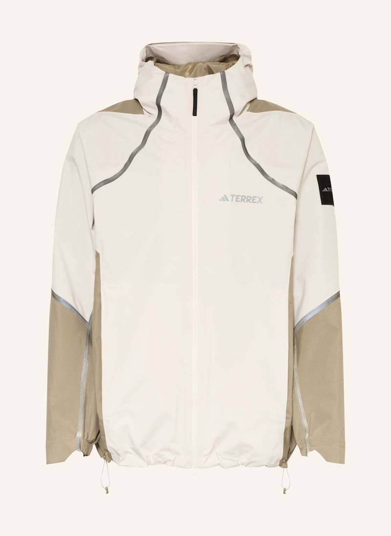 Adidas Terrex Regenjacke Nat Geo Climaproof grau von adidas Terrex