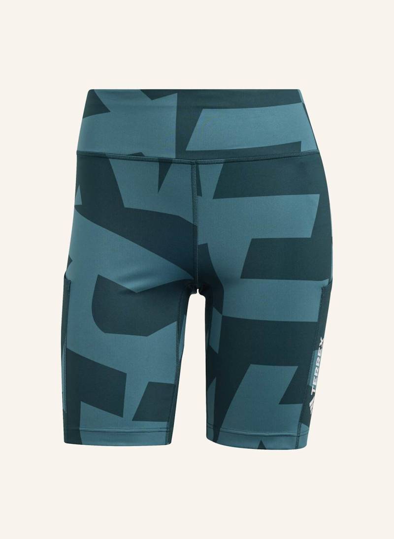 Adidas Terrex Tights Terrex Multi 8inch Printed gruen von adidas Terrex