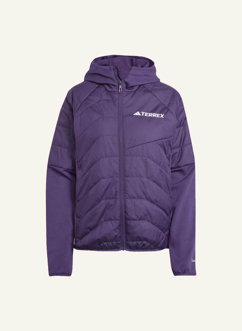 Adidas Terrex Terrex Multi Climawarm Isolierende Hybrid-Kapuzenjacke lila von adidas Terrex