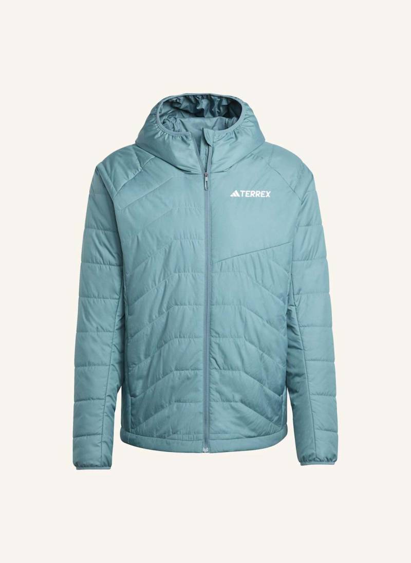 Adidas Terrex Terrex Multi Synthetic Hooded Isolationsjacke gruen von adidas Terrex