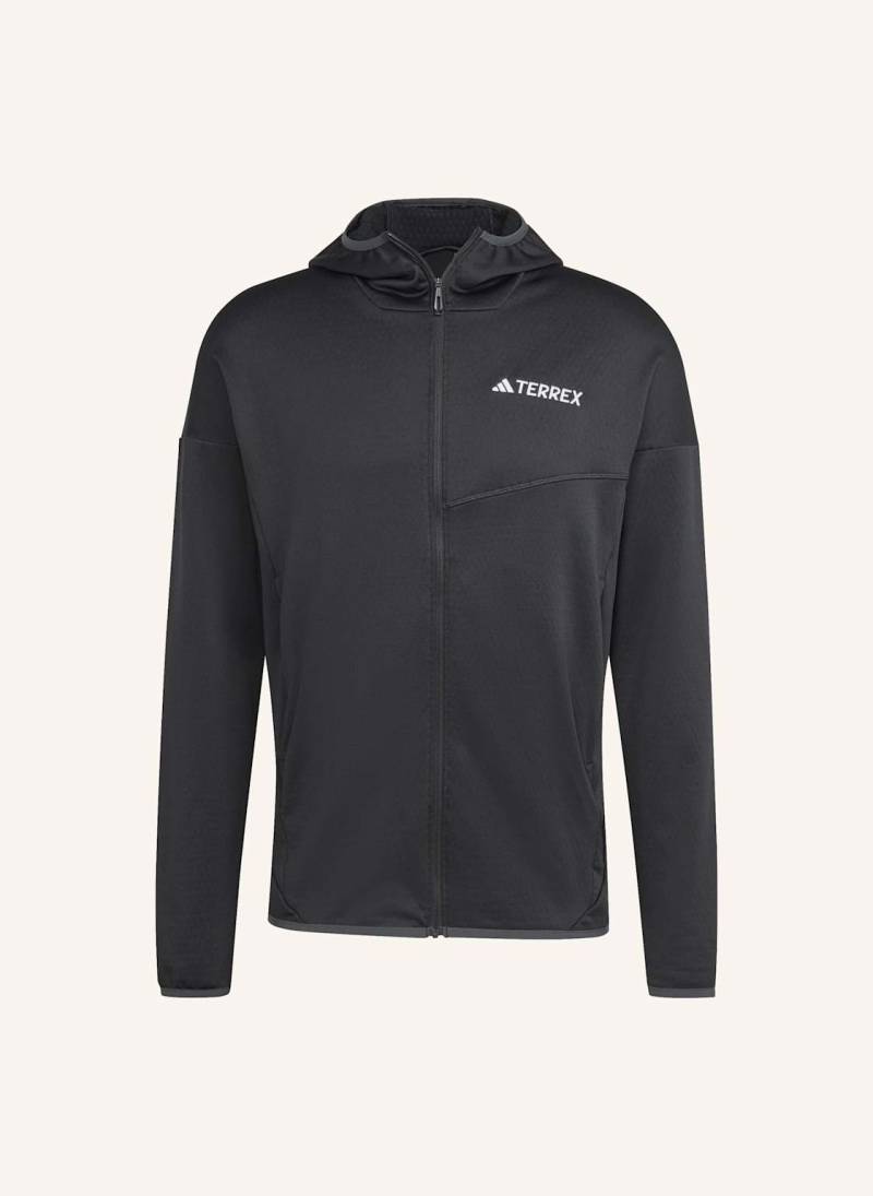 Adidas Terrex Terrex Xperior Climawarm Light Fleece Kapuzenjacke schwarz von adidas Terrex