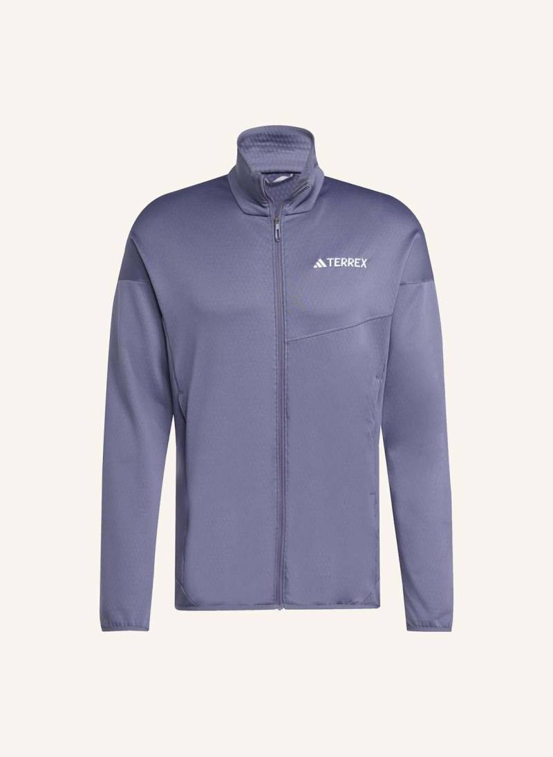 Adidas Terrex Midlayer-Jacke Terrex Xperior Climawarm lila von adidas Terrex