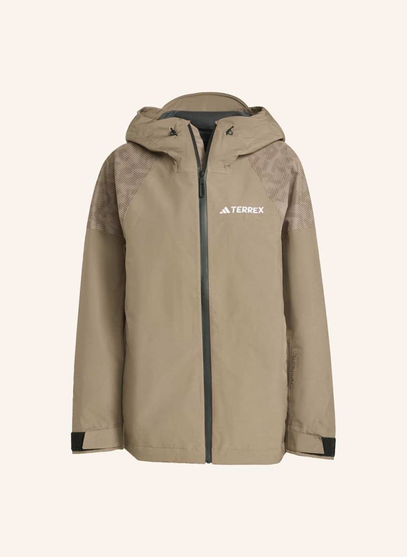 Adidas Terrex Terrex Xperior Hybrid Primeknit Climaproof+ Jacke braun von adidas Terrex